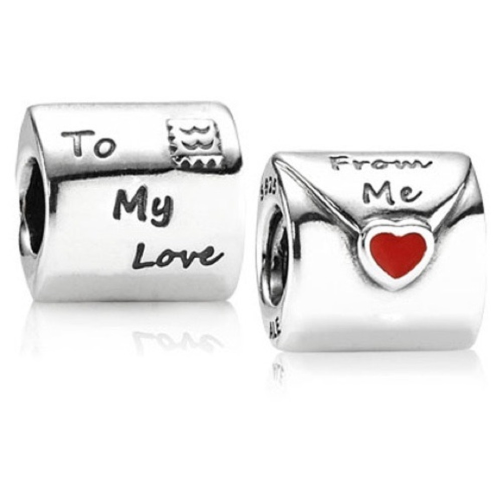 Pandora retired charm: love letter